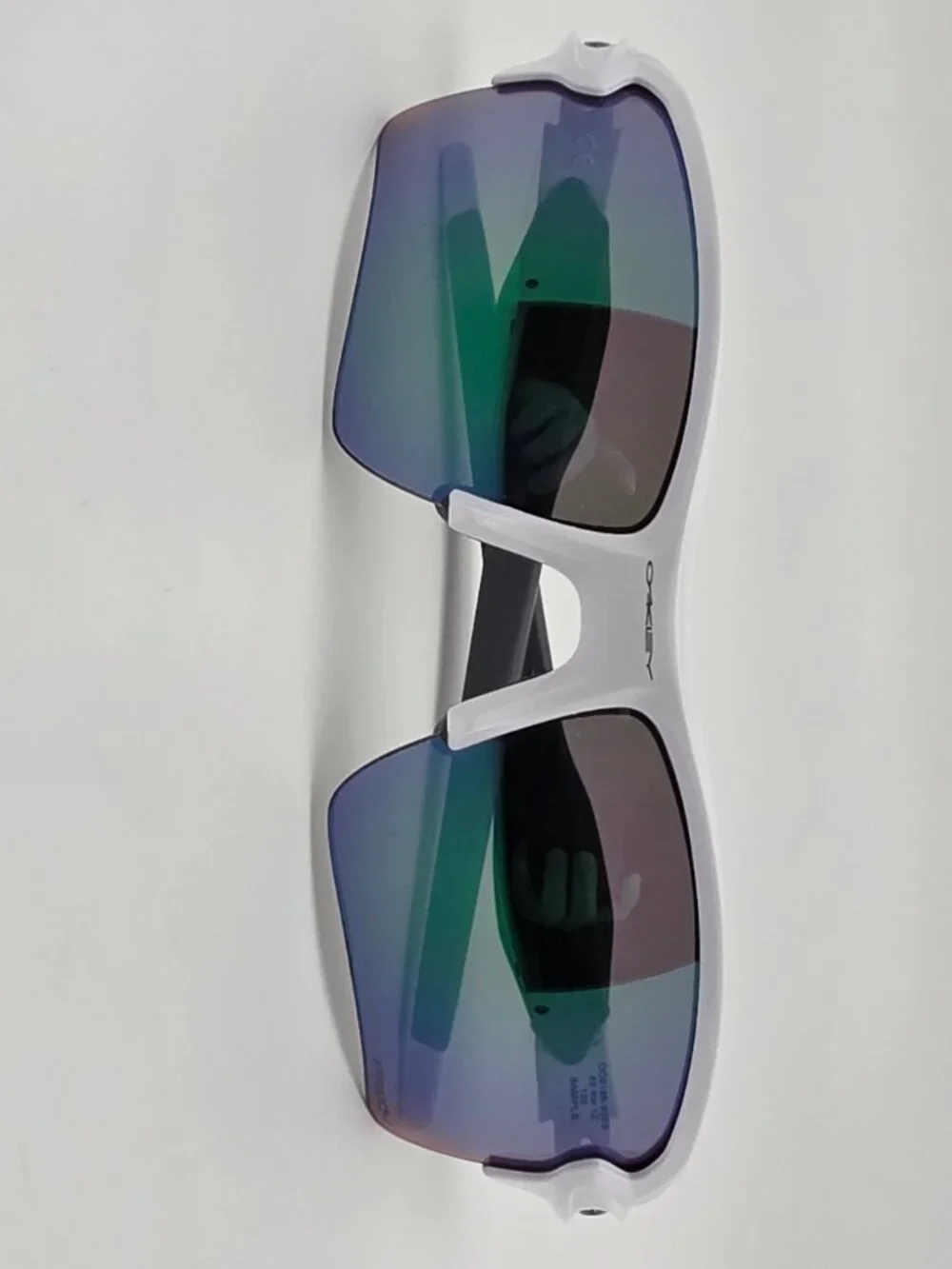 Oakley OO9188-9259 Flak 2.0 XL White Frame Prizm Jade Iridium Lens Sunglasses